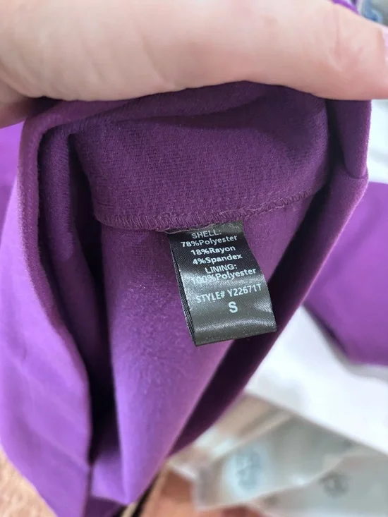 Tuckernuck Pomander Place Audrey Purple V Neck Mini Dress sz Small - Picture 11 of 11